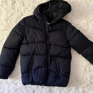 Zara boys winter puffer jacket. Navy 13/14